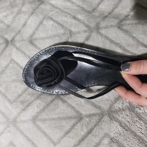 3/10$ Black BCBGirls Sandals